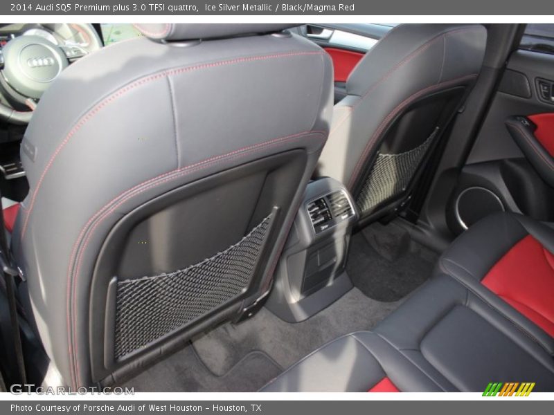 Ice Silver Metallic / Black/Magma Red 2014 Audi SQ5 Premium plus 3.0 TFSI quattro