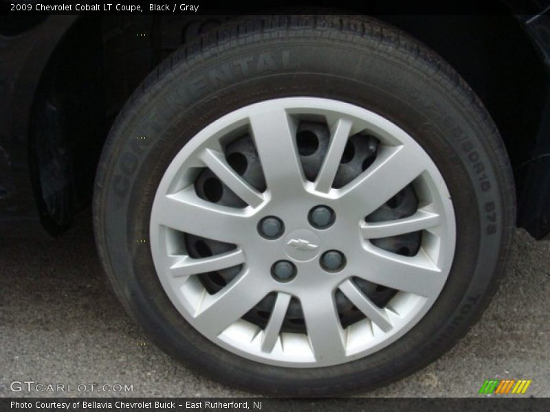 Black / Gray 2009 Chevrolet Cobalt LT Coupe