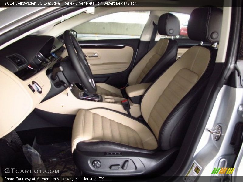 Reflex Silver Metallic / Desert Beige/Black 2014 Volkswagen CC Executive