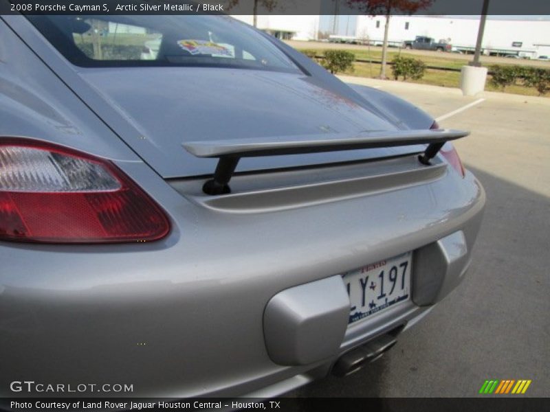 Arctic Silver Metallic / Black 2008 Porsche Cayman S