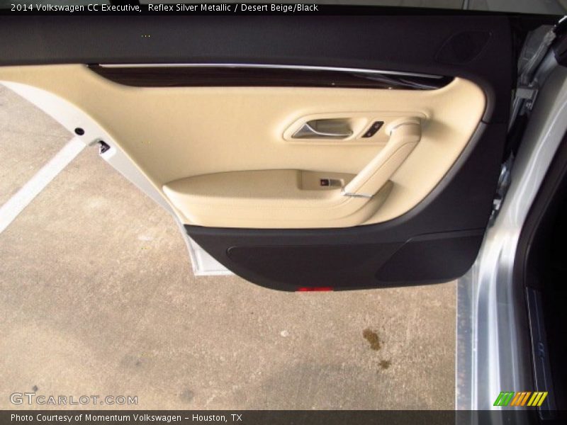 Reflex Silver Metallic / Desert Beige/Black 2014 Volkswagen CC Executive