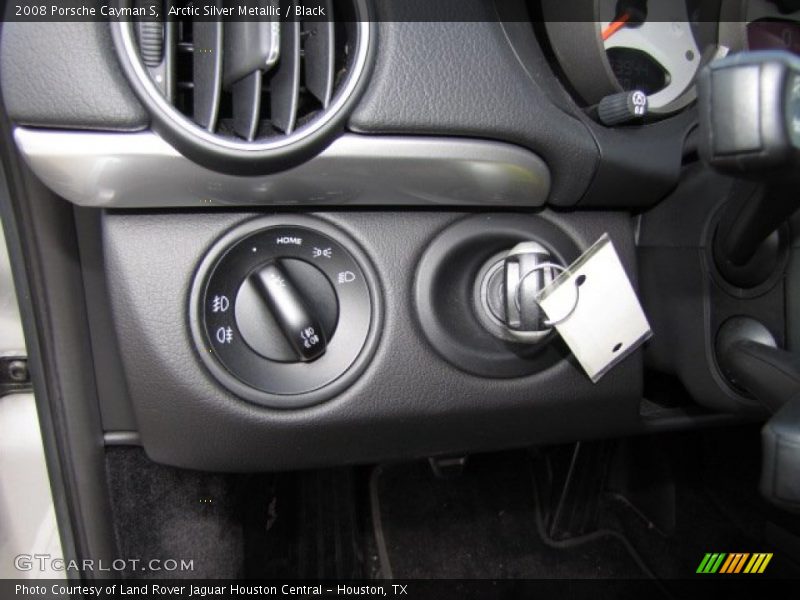 Arctic Silver Metallic / Black 2008 Porsche Cayman S