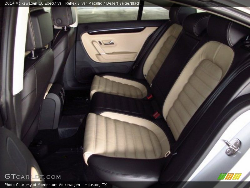 Reflex Silver Metallic / Desert Beige/Black 2014 Volkswagen CC Executive