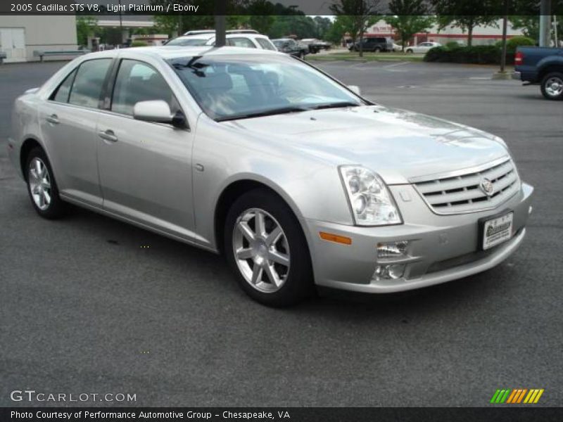 Light Platinum / Ebony 2005 Cadillac STS V8