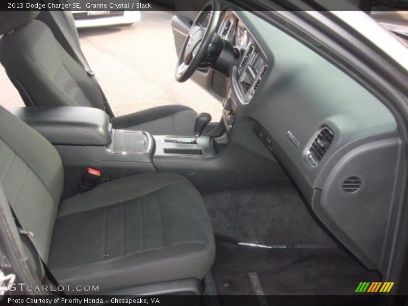 Granite Crystal / Black 2013 Dodge Charger SE