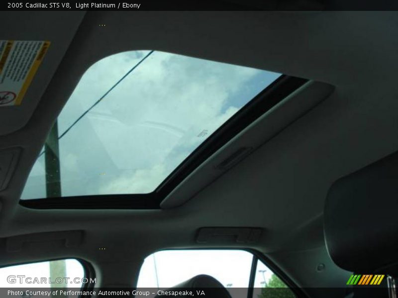 Light Platinum / Ebony 2005 Cadillac STS V8