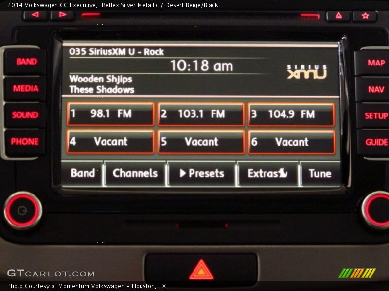 Reflex Silver Metallic / Desert Beige/Black 2014 Volkswagen CC Executive