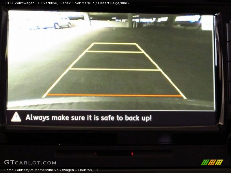 Reflex Silver Metallic / Desert Beige/Black 2014 Volkswagen CC Executive