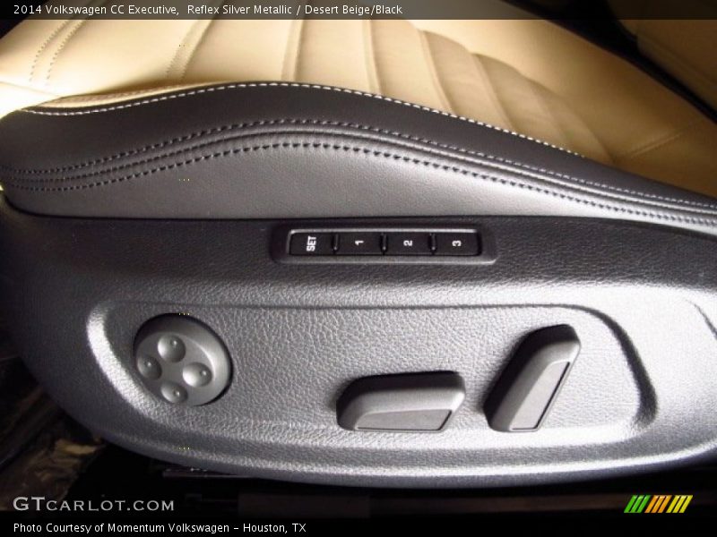 Reflex Silver Metallic / Desert Beige/Black 2014 Volkswagen CC Executive