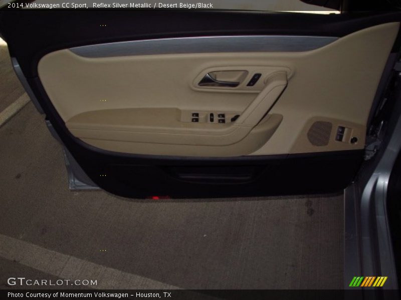 Reflex Silver Metallic / Desert Beige/Black 2014 Volkswagen CC Sport