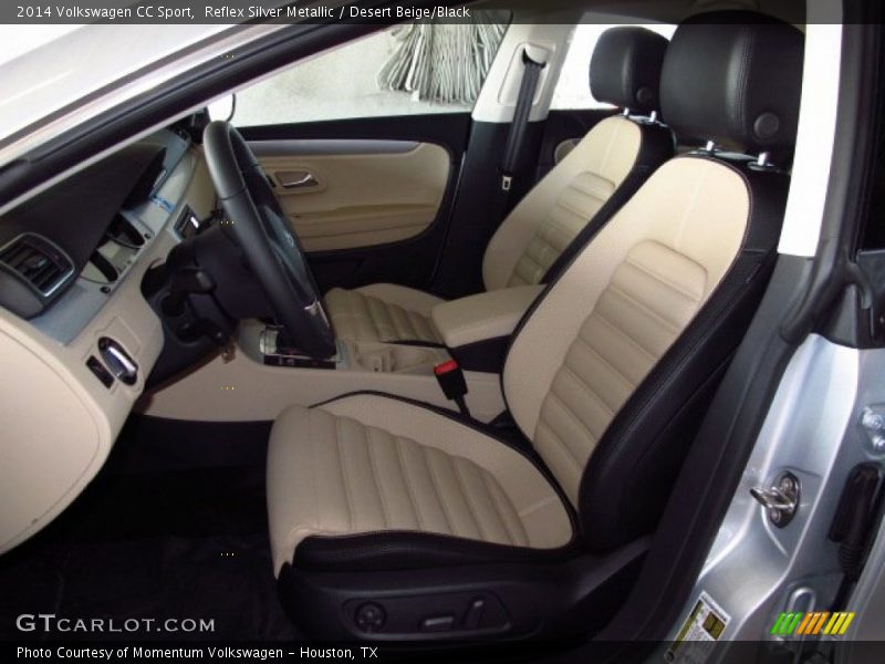 Reflex Silver Metallic / Desert Beige/Black 2014 Volkswagen CC Sport