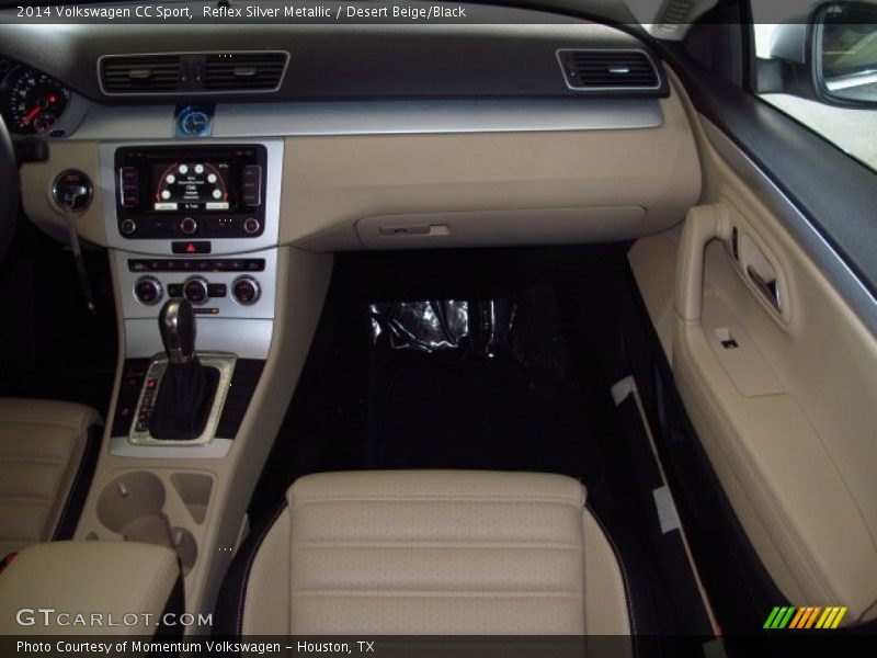 Reflex Silver Metallic / Desert Beige/Black 2014 Volkswagen CC Sport