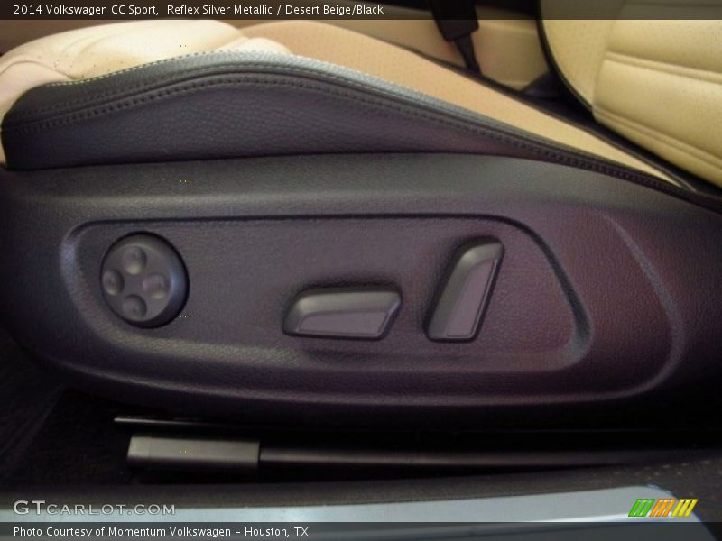 Reflex Silver Metallic / Desert Beige/Black 2014 Volkswagen CC Sport