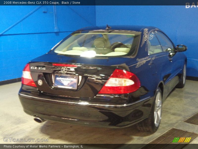 Black / Stone 2008 Mercedes-Benz CLK 350 Coupe