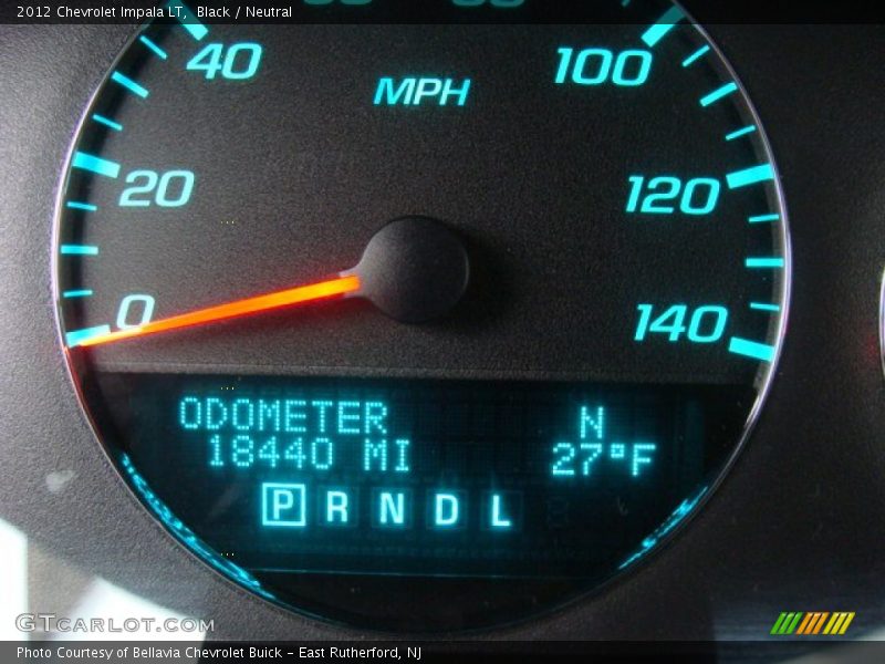 Black / Neutral 2012 Chevrolet Impala LT