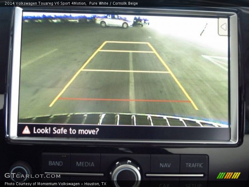 Pure White / Cornsilk Beige 2014 Volkswagen Touareg V6 Sport 4Motion