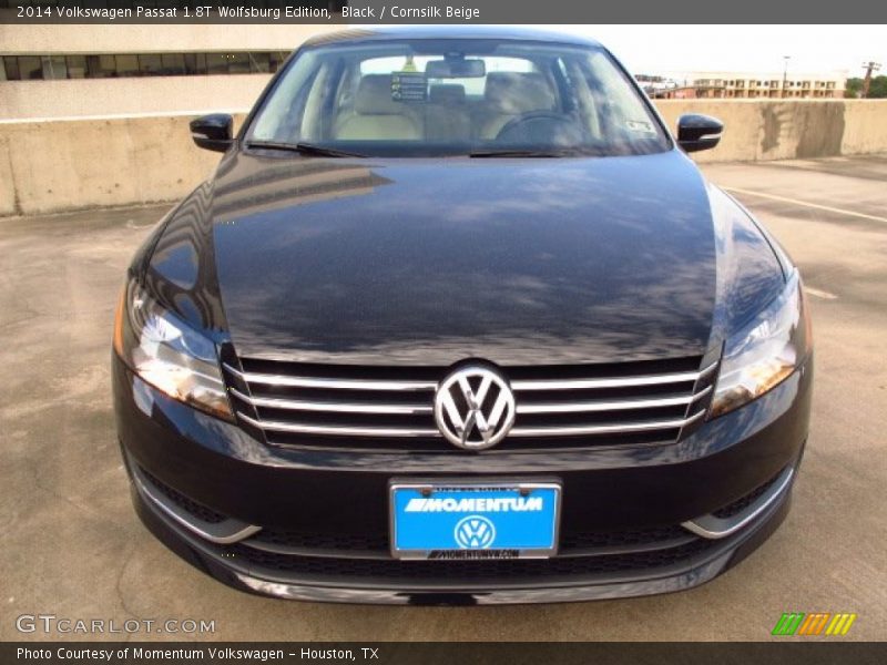 Black / Cornsilk Beige 2014 Volkswagen Passat 1.8T Wolfsburg Edition