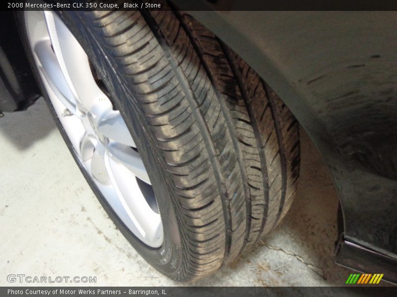 Black / Stone 2008 Mercedes-Benz CLK 350 Coupe