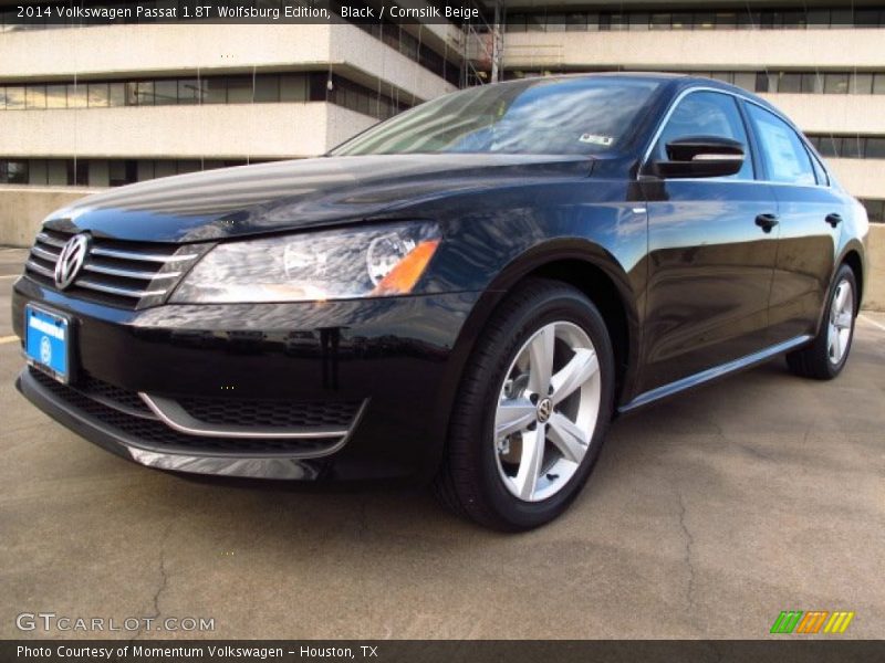 Black / Cornsilk Beige 2014 Volkswagen Passat 1.8T Wolfsburg Edition