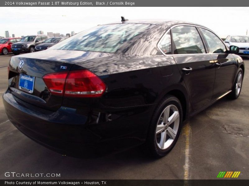 Black / Cornsilk Beige 2014 Volkswagen Passat 1.8T Wolfsburg Edition