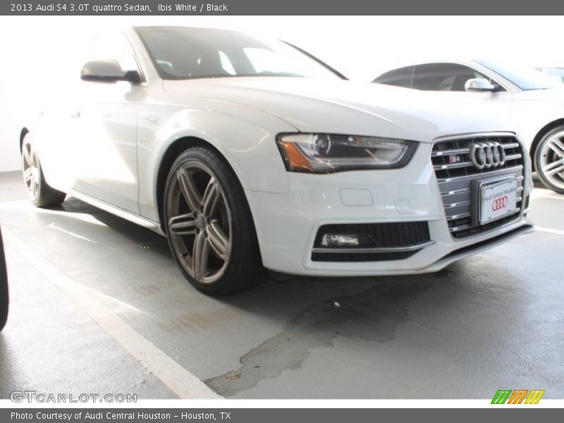 Ibis White / Black 2013 Audi S4 3.0T quattro Sedan