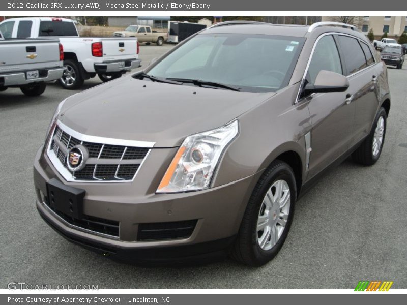 Mocha Steel Metallic / Ebony/Ebony 2012 Cadillac SRX Luxury AWD