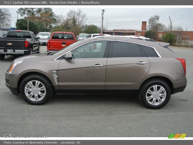 Mocha Steel Metallic / Ebony/Ebony 2012 Cadillac SRX Luxury AWD