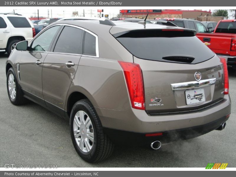 Mocha Steel Metallic / Ebony/Ebony 2012 Cadillac SRX Luxury AWD