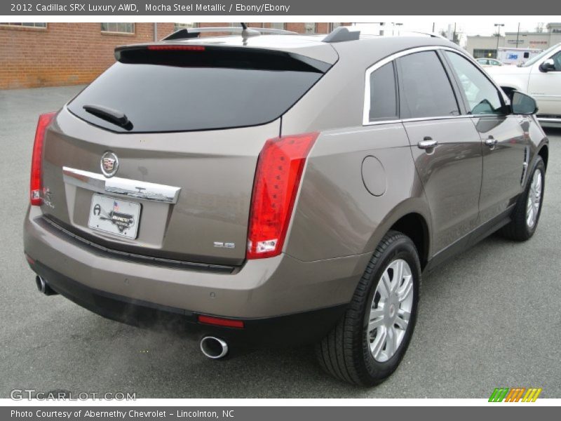 Mocha Steel Metallic / Ebony/Ebony 2012 Cadillac SRX Luxury AWD