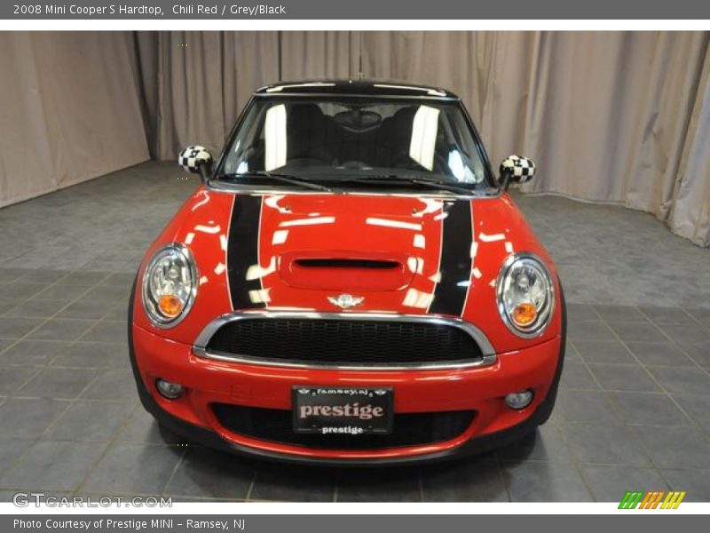 Chili Red / Grey/Black 2008 Mini Cooper S Hardtop