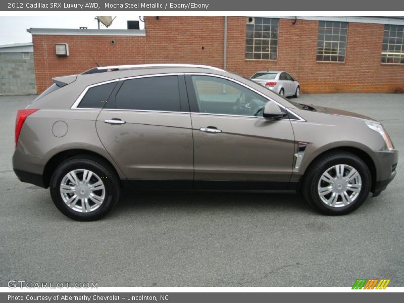 Mocha Steel Metallic / Ebony/Ebony 2012 Cadillac SRX Luxury AWD