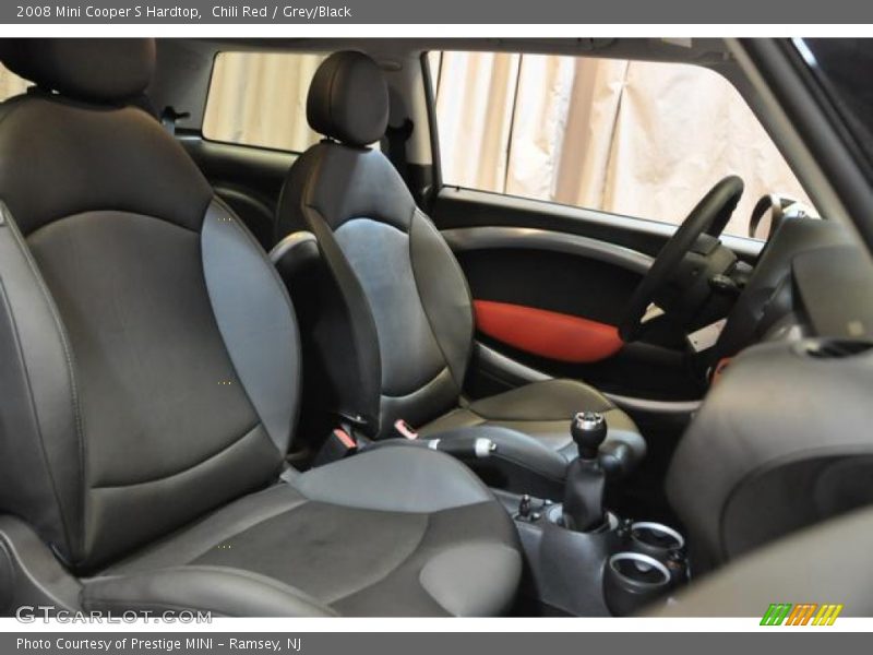 Chili Red / Grey/Black 2008 Mini Cooper S Hardtop