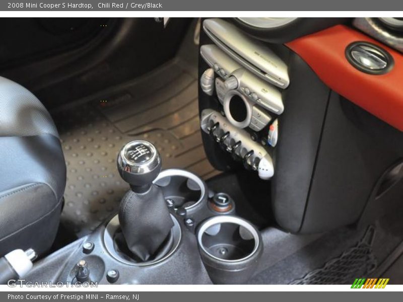 Chili Red / Grey/Black 2008 Mini Cooper S Hardtop