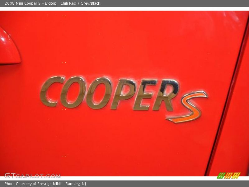Chili Red / Grey/Black 2008 Mini Cooper S Hardtop