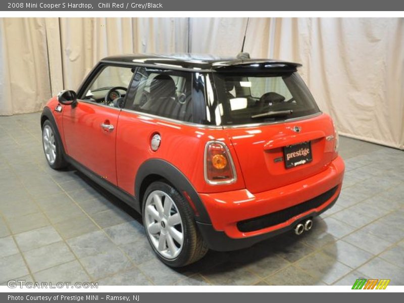 Chili Red / Grey/Black 2008 Mini Cooper S Hardtop