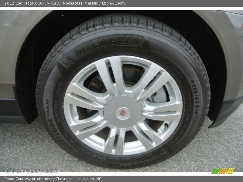 Mocha Steel Metallic / Ebony/Ebony 2012 Cadillac SRX Luxury AWD