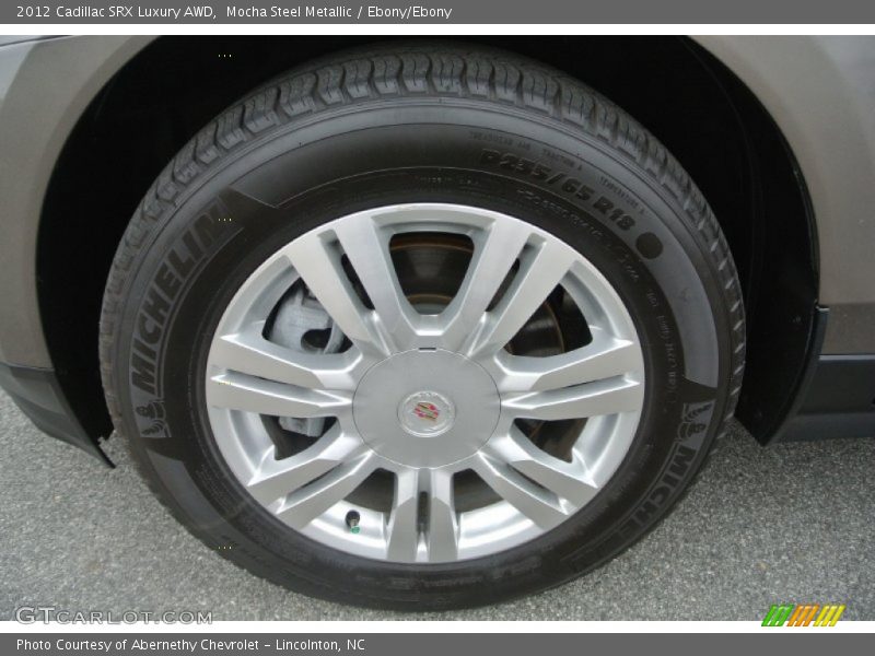 Mocha Steel Metallic / Ebony/Ebony 2012 Cadillac SRX Luxury AWD