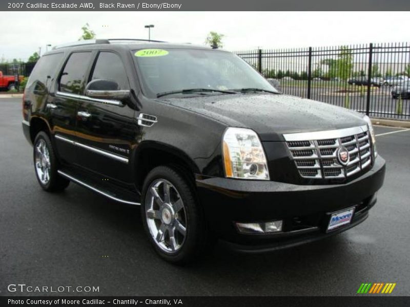 Black Raven / Ebony/Ebony 2007 Cadillac Escalade AWD