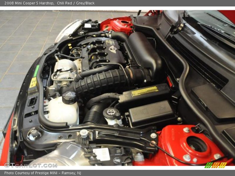 Chili Red / Grey/Black 2008 Mini Cooper S Hardtop