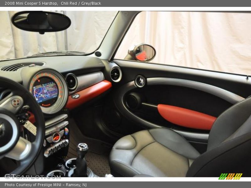 Chili Red / Grey/Black 2008 Mini Cooper S Hardtop