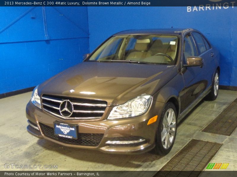 Dolomite Brown Metallic / Almond Beige 2013 Mercedes-Benz C 300 4Matic Luxury