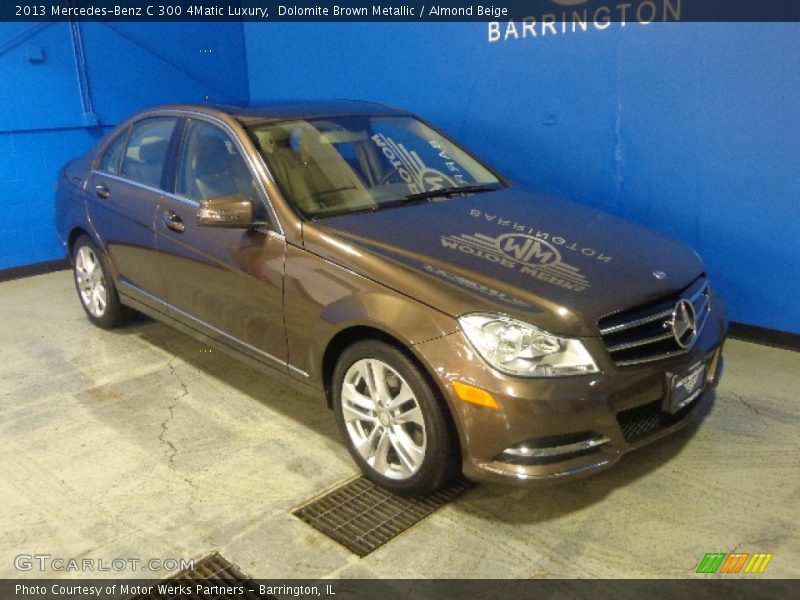 Dolomite Brown Metallic / Almond Beige 2013 Mercedes-Benz C 300 4Matic Luxury