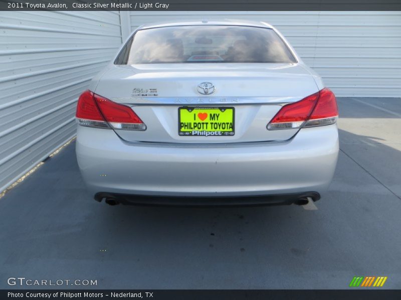 Classic Silver Metallic / Light Gray 2011 Toyota Avalon