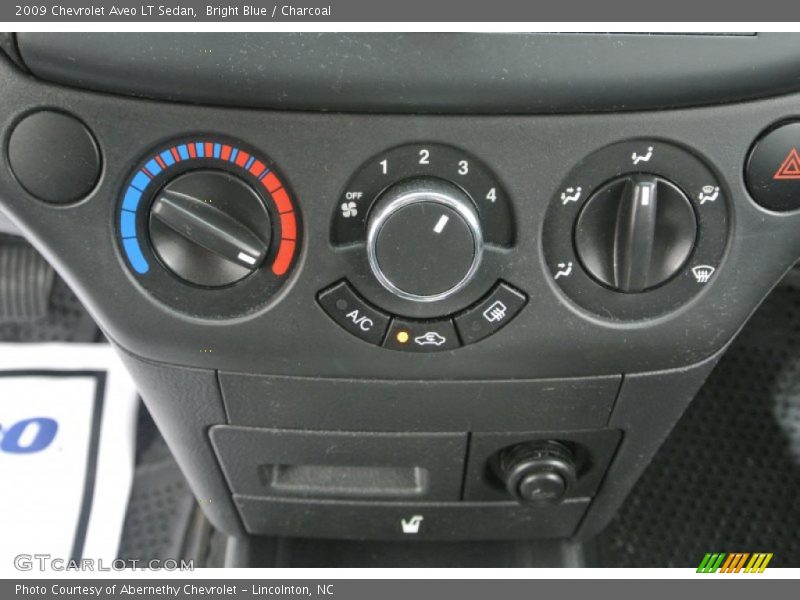 Bright Blue / Charcoal 2009 Chevrolet Aveo LT Sedan
