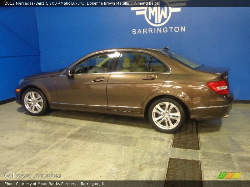 Dolomite Brown Metallic / Almond Beige 2013 Mercedes-Benz C 300 4Matic Luxury