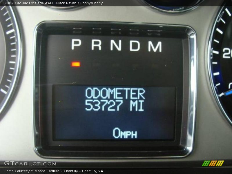 Black Raven / Ebony/Ebony 2007 Cadillac Escalade AWD