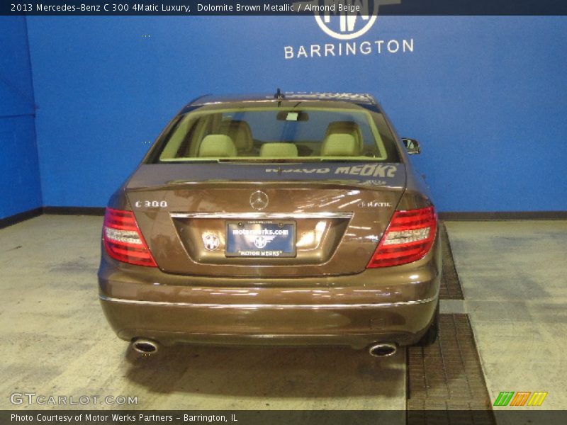 Dolomite Brown Metallic / Almond Beige 2013 Mercedes-Benz C 300 4Matic Luxury