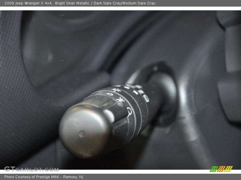 Bright Silver Metallic / Dark Slate Gray/Medium Slate Gray 2009 Jeep Wrangler X 4x4