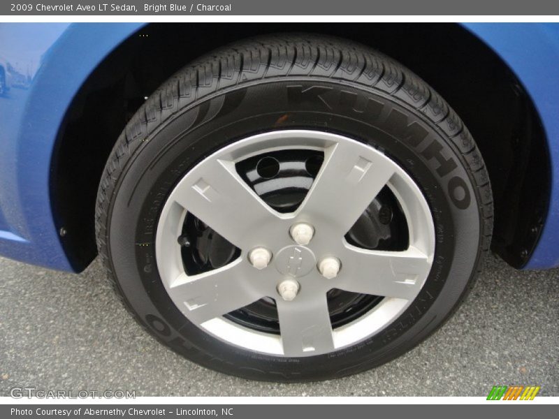 Bright Blue / Charcoal 2009 Chevrolet Aveo LT Sedan
