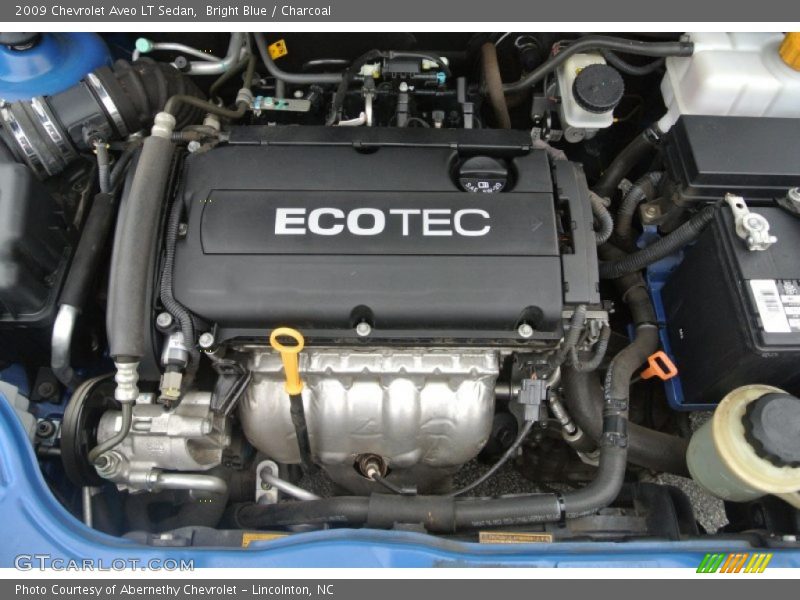 Bright Blue / Charcoal 2009 Chevrolet Aveo LT Sedan